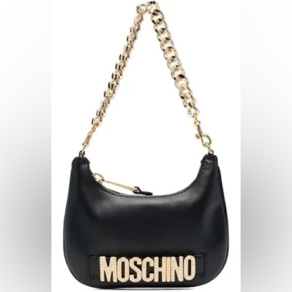 Moschino crystal logo brand new bag never worn